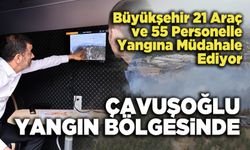 Çavuşoğlu Yangın Bölgesinde