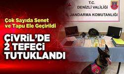 Çivril’de 2 Tefeci Tutuklandı Çok Sayıda Senet Ve Tapu Ele Geçirildi