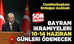 Bayram İkramiyeleri 10-14 Haziran Günleri Ödenecek