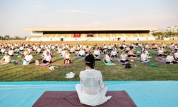 Kadınlar Dünya Yoga Gününü Kutladılar