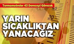 Yarın Sıcaklıktan Yanacağız, Termometreler 43 Dereceyi Görecek