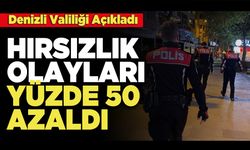 Denizli Valiliği Açıkladı: Hırsızlık Olayları Yüzde 50 Azaldı