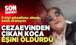 Cezaevinden Çıkan Koca Eşini Öldürdü