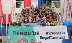 Özel Öğrencilere Spor Malzemelerine Kavuştu