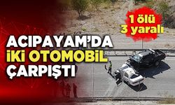 Acıpayam’da İki Otomobil Çarpıştı; 1 ölü,3 yaralı