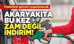 Akaryakıta Bu Kez Zam Değil İndirim!