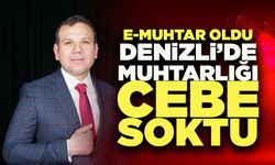 Denizli’de Muhtarlığı Cebe Soktu