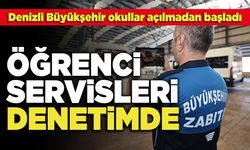 Öğrenci Servisleri Denetimde