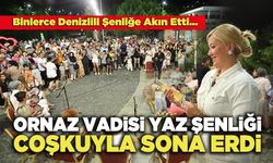 Ornaz Vadisi Yaz Şenliği Coşkuyla Sona Erdi