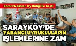 Sarayköy'de Sığınmacıların İşlemlerine Zam