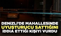 Denizli’de Mahallesinde Uyuşturucu Sattığını İddia Ettiği Kişiyi Vurdu