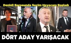 Denizli Barosu Seçimlerinde Dört Aday Yarışacak