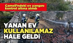 Yanan Ev Kullanılamaz Hale Geldi