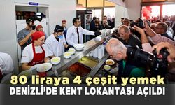 Denizli’de Kent Lokantası Açıldı