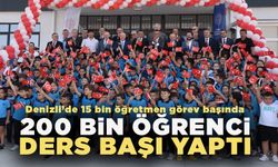 Denizli’de 200 Bin Öğrenci Ders Başı Yaptı