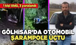 Gölhisar’da Otomobil Şarampole Uçtu: 1 Kişi Öldü, 3 Yaralandı