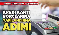 Kredi Kartı Borçlarına Yapılandırma Adımı