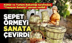 Sepet Örmeyi Sanata Çevirdi