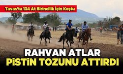 Rahvan Atlar Pistin Tozunu Attırdı