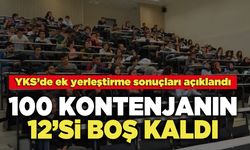 YKS’de ek yerleştirme sonuçları açıklandı, 100 Kontenjanın 12’si Boş Kaldı