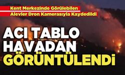 Acı Tablo Havadan Görüntülendi