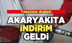 Akaryakıta İndirim Geldi