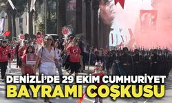 Denizli’de 29 Ekim Cumhuriyet Bayramı Coşkusu