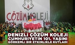 Denizli Çözüm Koleji Cumhuriyetin 101. Yaşını Görkemli Bir Etkinlikle Kutladı