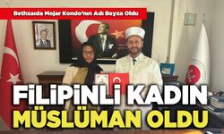 Filipinli Kadın Müslüman Oldu