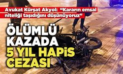 Ölümlü Kazada 5 Yıl Hapis Cezası