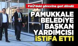 Pamukkale Belediye Başkan Yardımcısı İstifa Etti