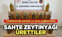 Tamirhanede pamuk ve soya yağlarından Sahte Zeytinyağı Ürettiler