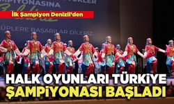 Halk Oyunları Türkiye Şampiyonası Başladı