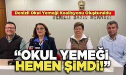 Denizli Okul Yemeği Koalisyonu: "Okul Yemeği Hemen Şimdi!"