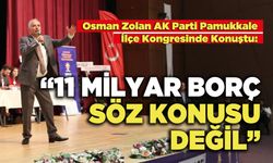 Osman Zolan : “11 Milyar Borç Söz Konusu Değil”