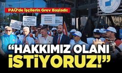 PAÜ’de İşçilerin Grev Başladı: “Hakkımız Olanı İstiyoruz!”