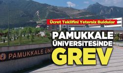 Pamukkale Üniversitesinde Grev