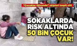 Sokaklarda risk altında 50 bin çocuk var!