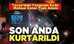 Yaşlı Adam Yanmaktan Son Anda Kurtarıldı