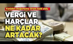 Yeniden Değerleme Oranı Belli Oldu: Vergi Ve Harçlar Ne Kadar Artacak?