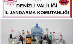 Denizli’de piyasaya sahte alkol sokmak isteyen şahıs yakalandı