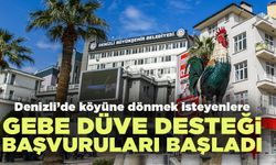 Denizli’de köyüne dönmek isteyenlere gebe düve desteği başvuruları başladı