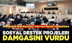 Son Meclis Toplantısına Sosyal Destek Projeleri Damgasını Vurdu