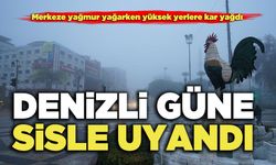 Denizli Güne Sisle Uyandı