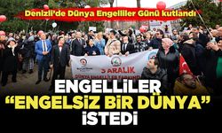 Engelliler “Engelsiz Bir Dünya” İstedi