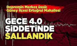 Gece 4.0 Şiddetinde Sallandık