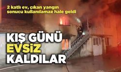 Kış Günü Evsiz Kaldılar