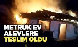 Metruk Ev Alevlere Teslim Oldu