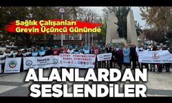 Sağlık Çalışanları Grevin İkinci Gününde Alanlardan Seslendiler