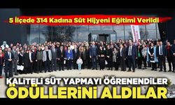 En Kaliteli Süt Yapmayı Öğrenendiler  Ödüllerini Aldılar